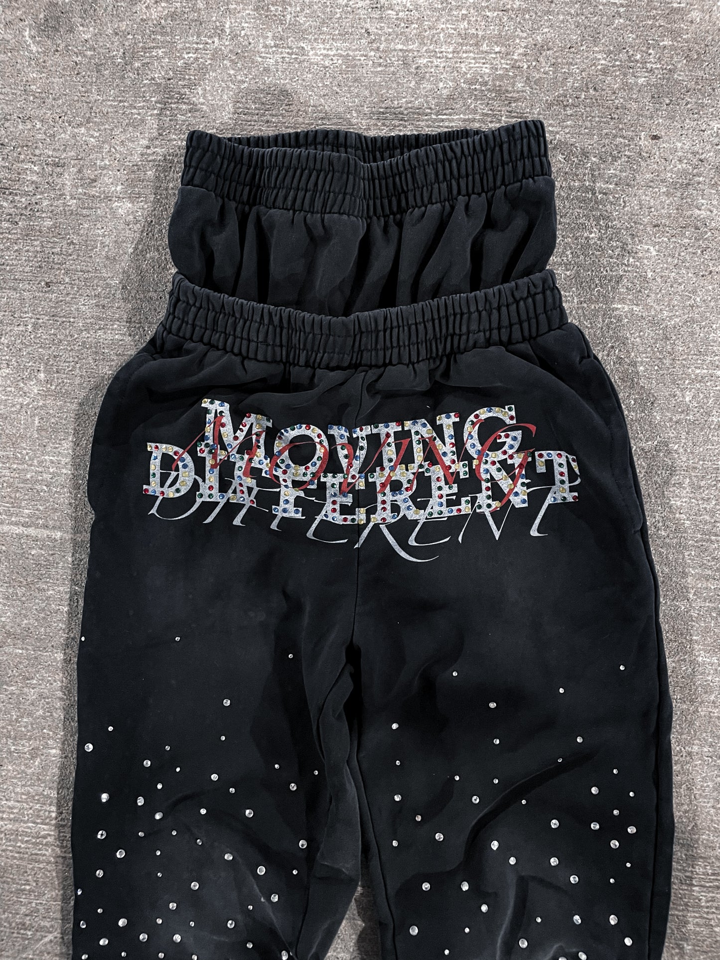 MOVING DIFFERENT Double-Waisted SweatPants