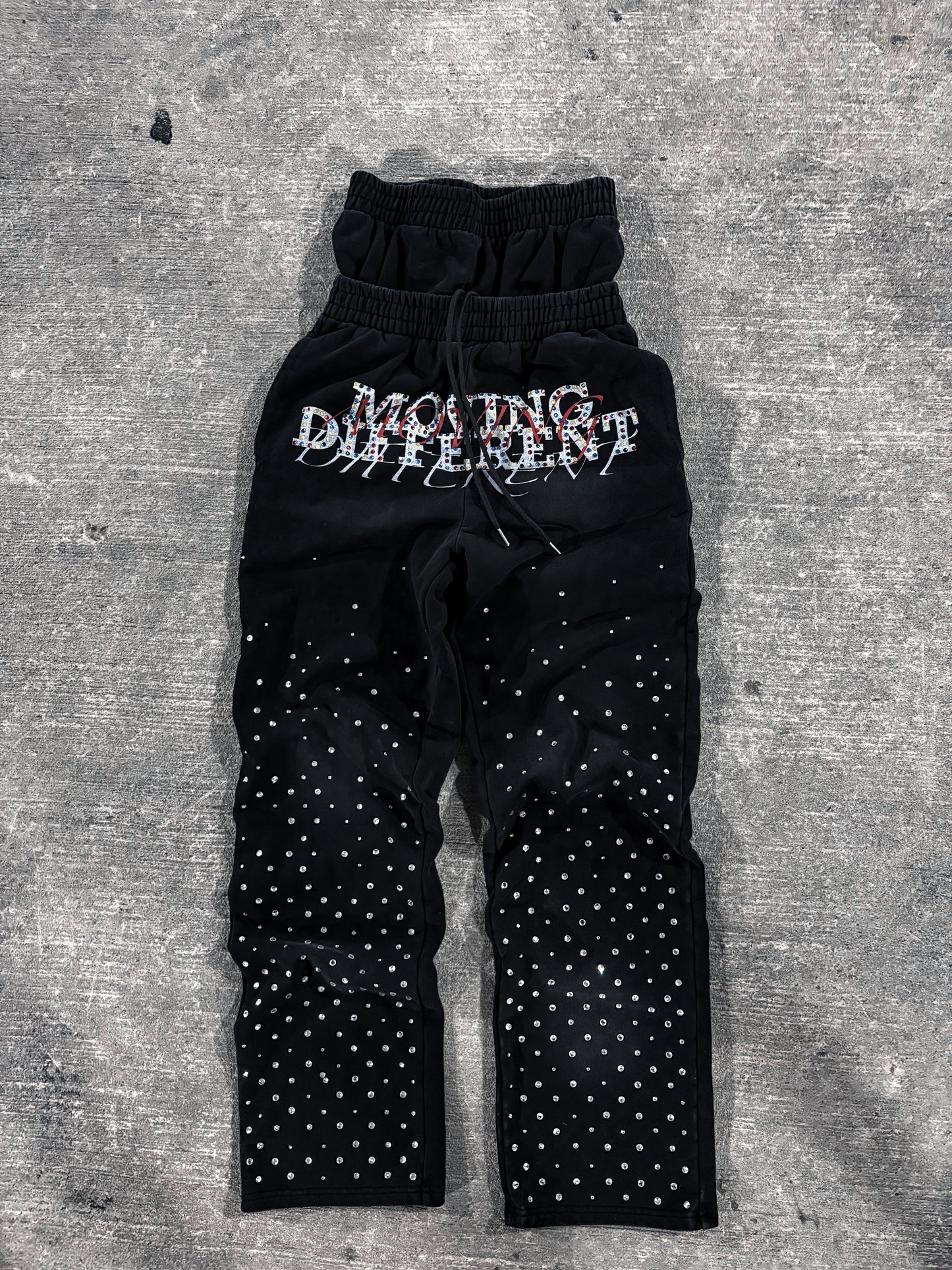 MOVING DIFFERENT Double-Waisted SweatPants
