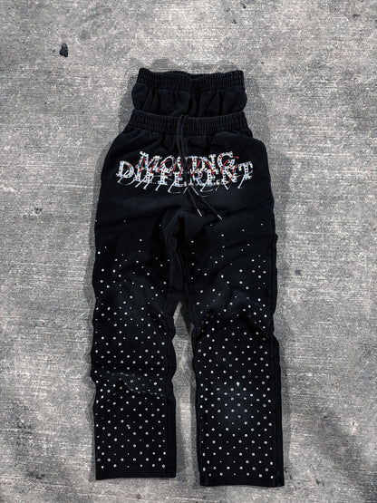 MOVING DIFFERENT Double-Waisted SweatPants
